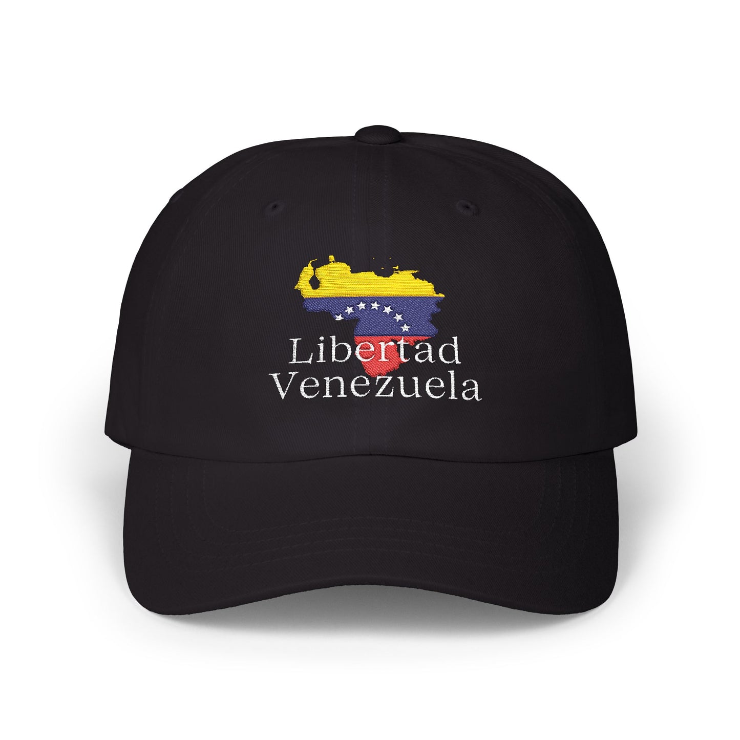 Libertad Venezuela Hat, Embroidered Map and Flag,  Freedom-Inspired Colors