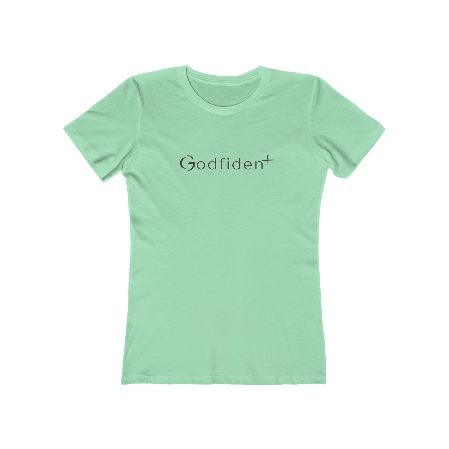 ✝️ Godfident Tee — Women’s Relaxed Christian Graphic Shirt