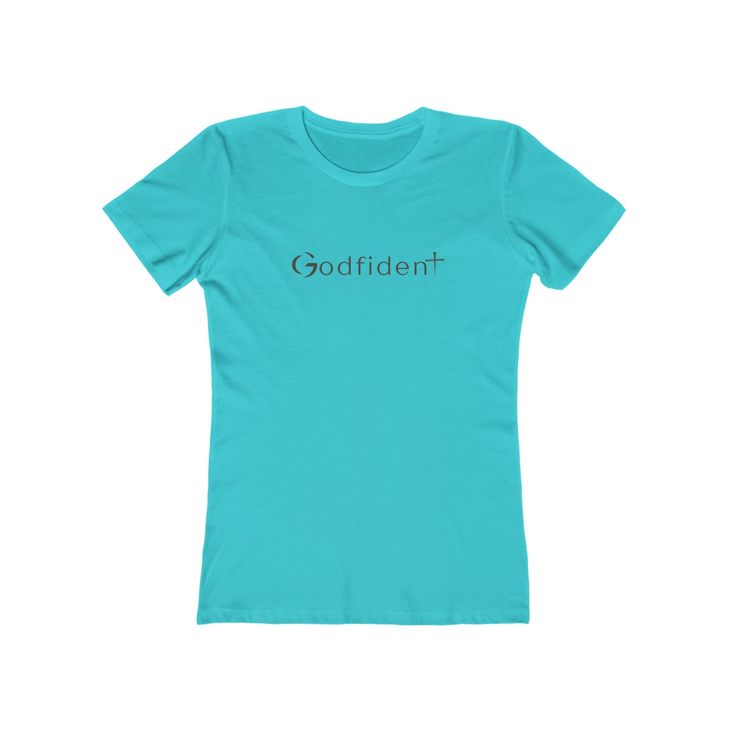 ✝️ Godfident Tee — Women’s Relaxed Christian Graphic Shirt