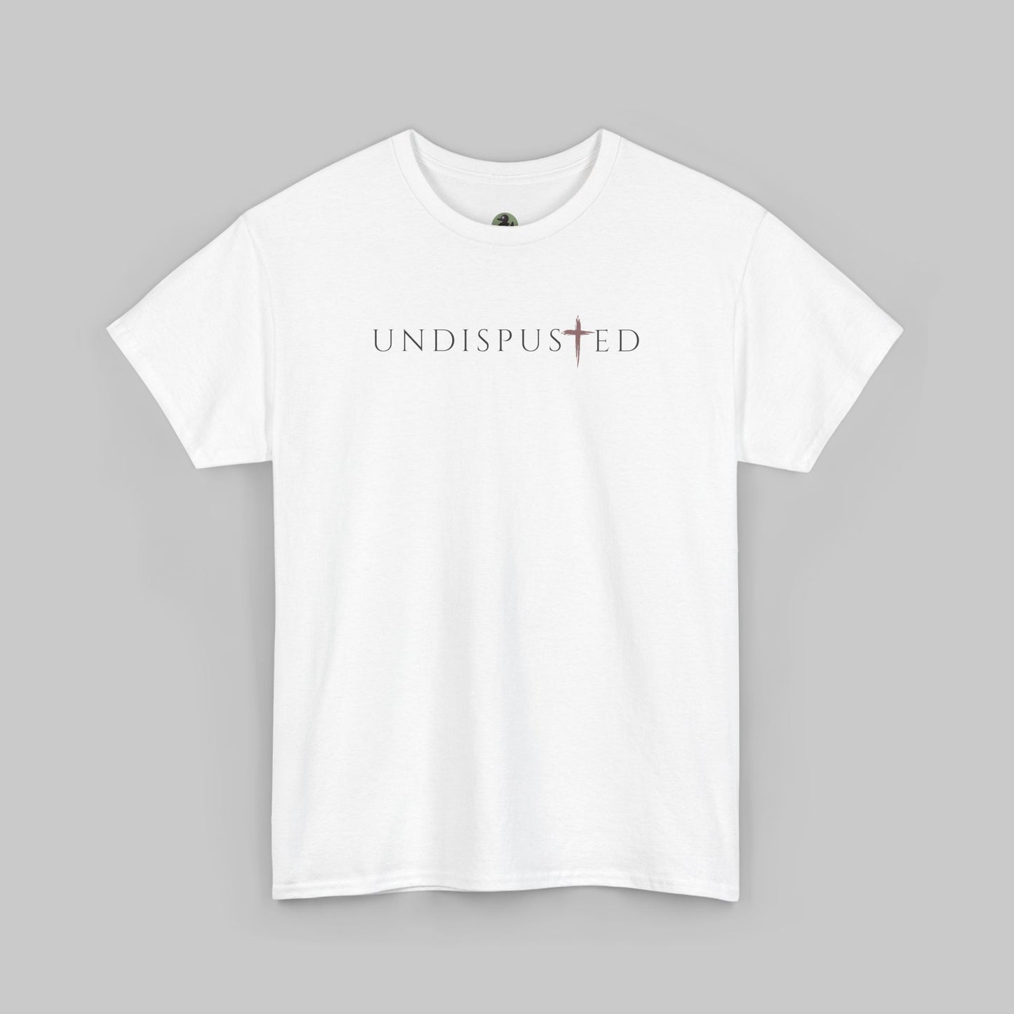 ✝️ Undisputed Minimalist Tee — Clean Faith-Inspired Graphic T-Shirt