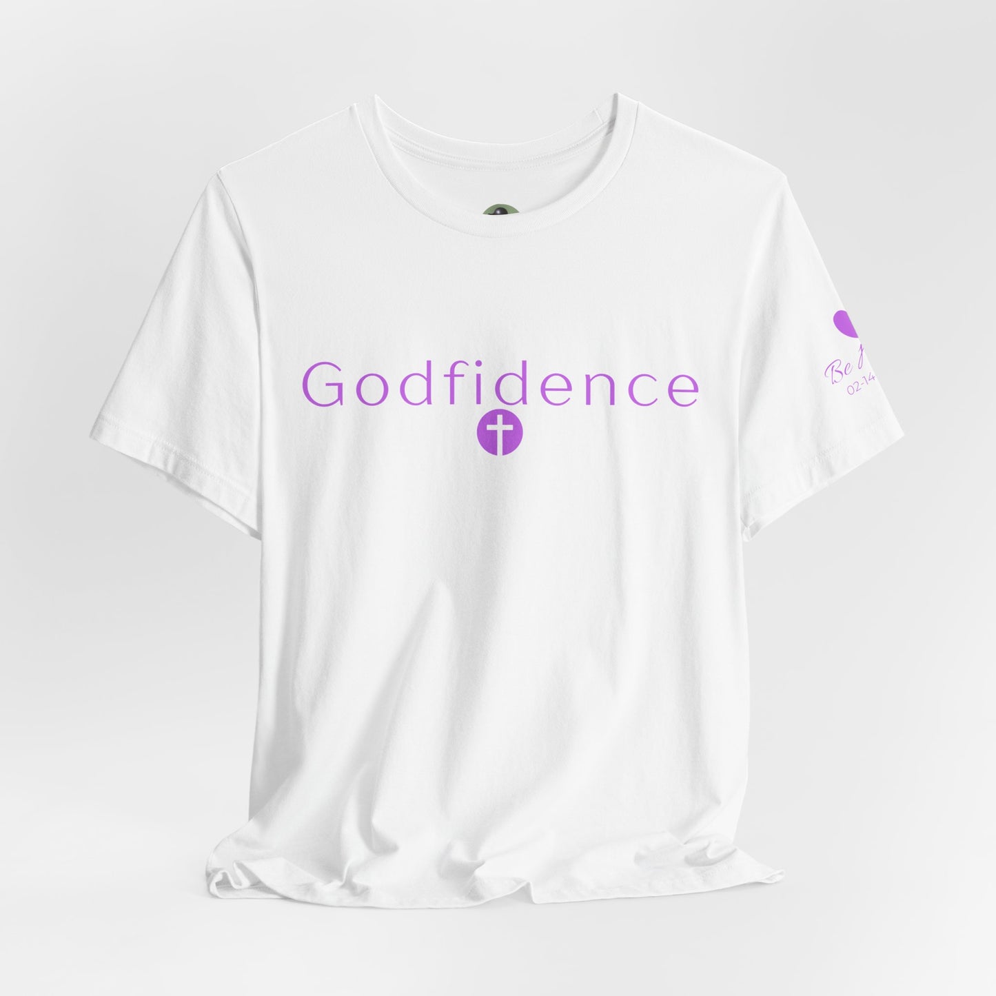 💜 Be Mine: Godfidence Faith Tee — 💜 Valentine’s Day Gift with Purpose | CURRENTLY GIFT READY | 💜 Optional added personlization