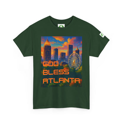 City Skyline Tee Shirt - God Bless Atlanta Design