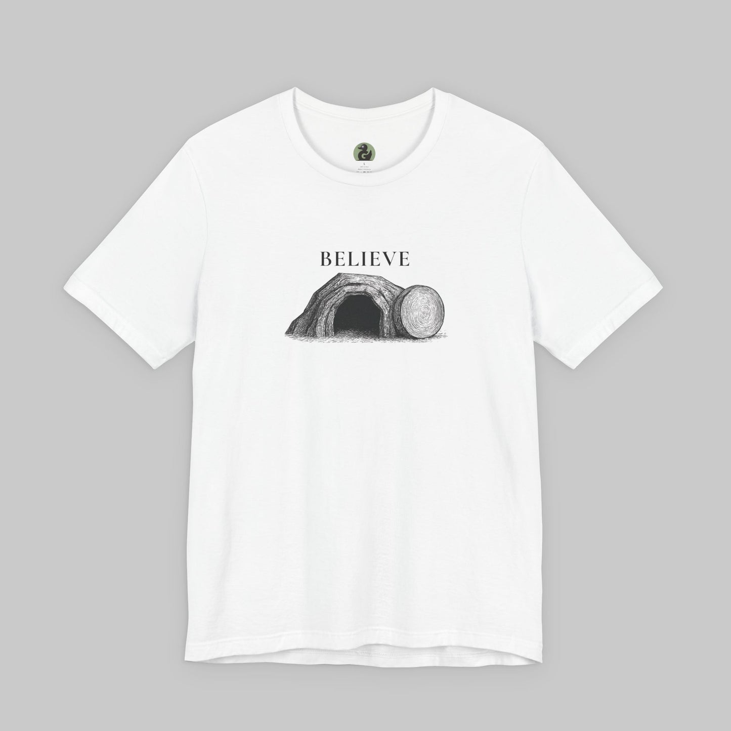 ✝️ Believer Resurrection Tee — Faith-Inspired “Believe” Graphic T-Shirt