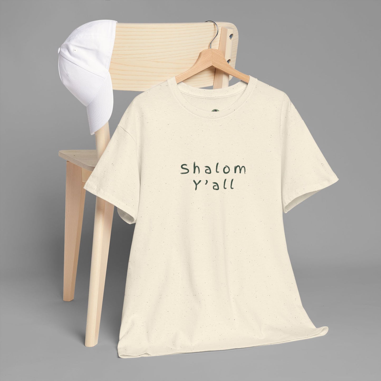 ✝️ Shalom Y’all T-Shirt – Vintage Script Faith Tee