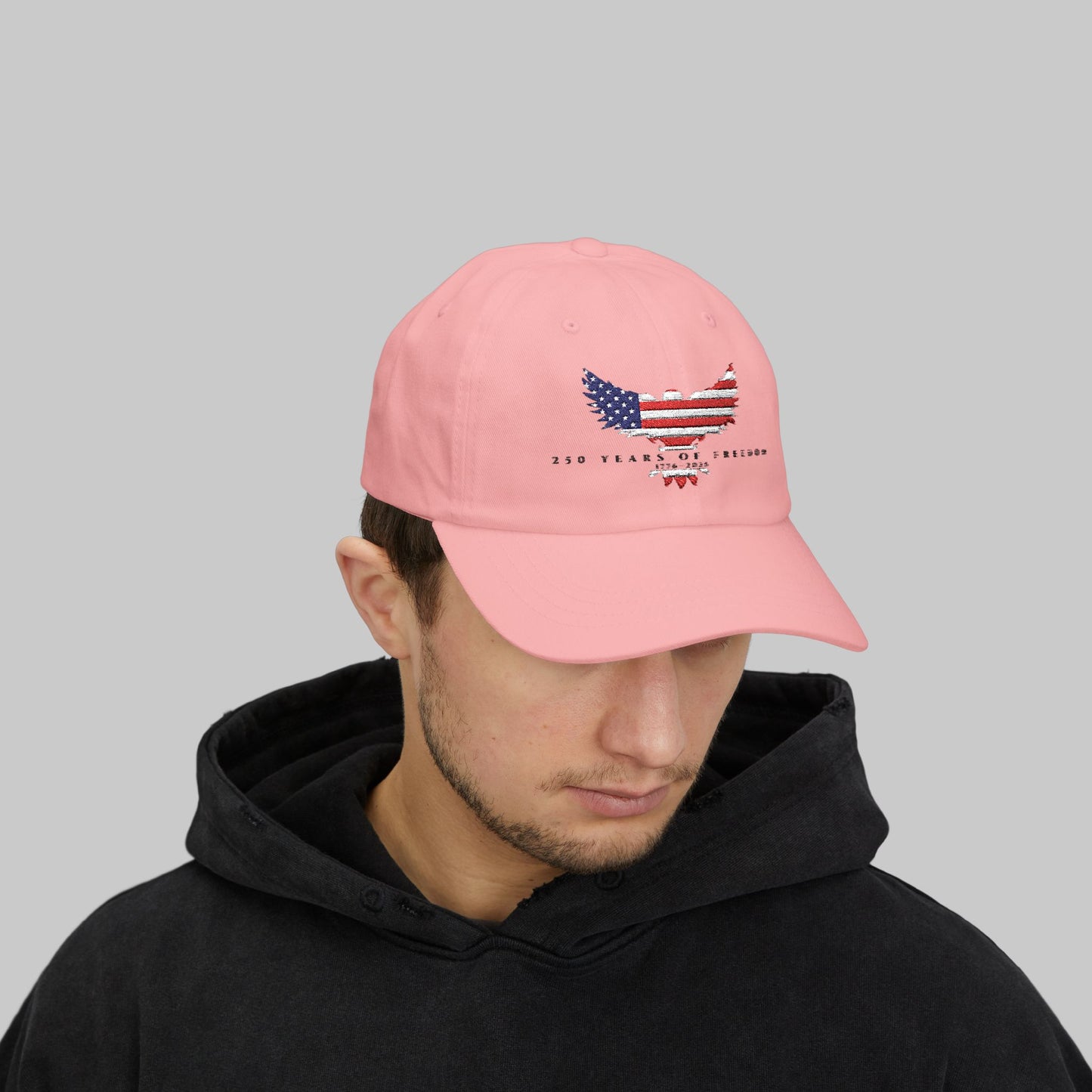 ✝️ 250 Years of Freedom Dad Cap — Subtle Patriotic USA Flag Hat