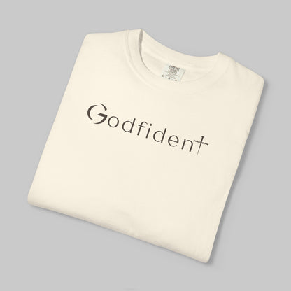 ✝️ Godfident T-Shirt — Minimal Christian Faith Tee