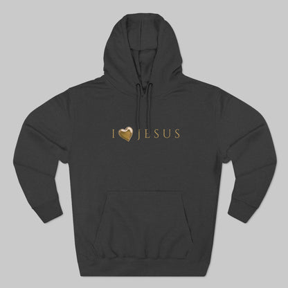 ✝️ I  Jesus Hoodie - Faith Graphic Pullover for Christians
