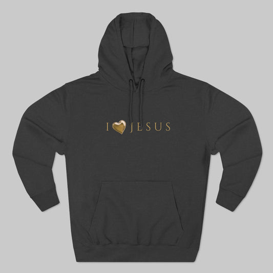 ✝️ I  Jesus Hoodie - Faith Graphic Pullover for Christians