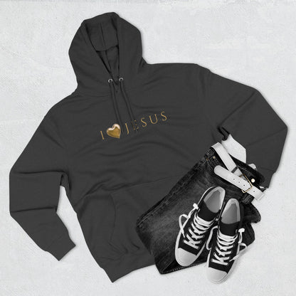 ✝️ I  Jesus Hoodie - Faith Graphic Pullover for Christians