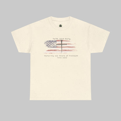 ✝️ 250 Years of Freedom — Heritage Edition T-Shirt (1776–2026)