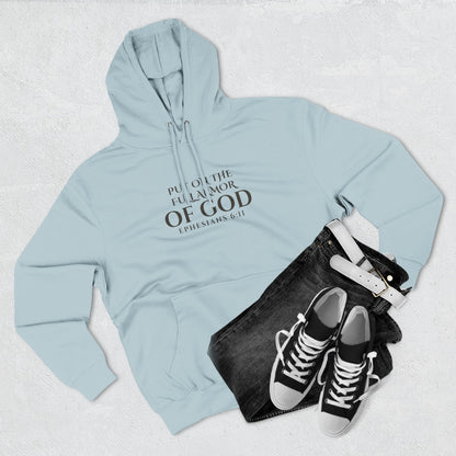 ✝️ Full Armor of God Hoodie — Ephesians 6:11 Christian Faith Pullover