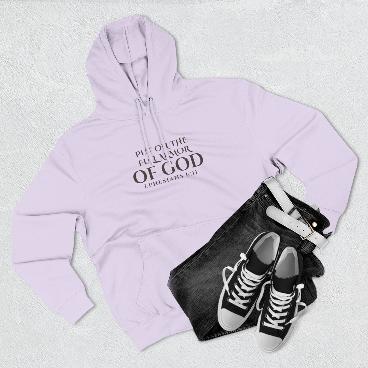 ✝️ Full Armor of God Hoodie — Ephesians 6:11 Christian Faith Pullover