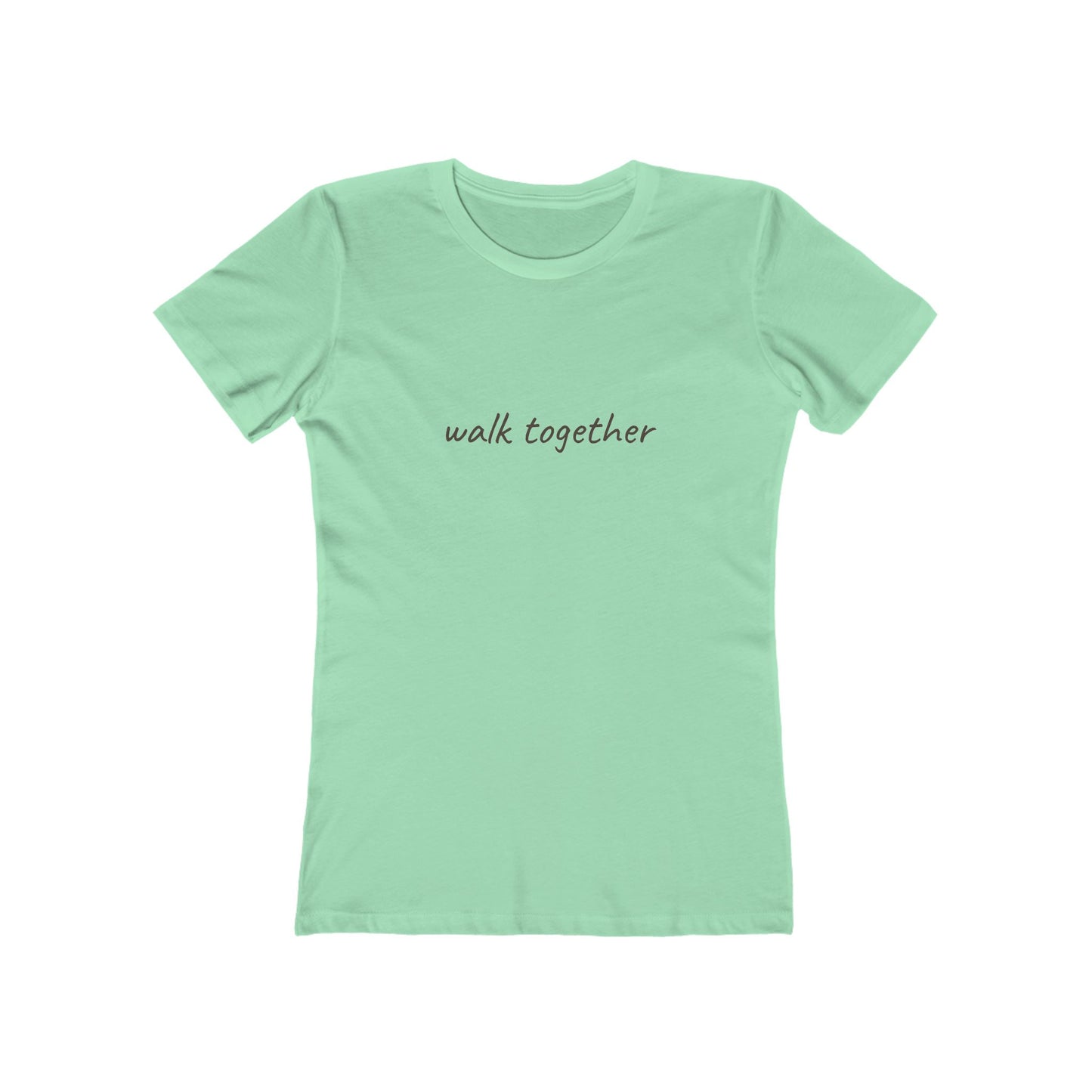 ✝️ Walk Together Tee — Women’s Relaxed Boyfriend Fit