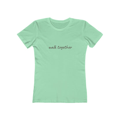 ✝️ Walk Together Tee — Women’s Relaxed Boyfriend Fit
