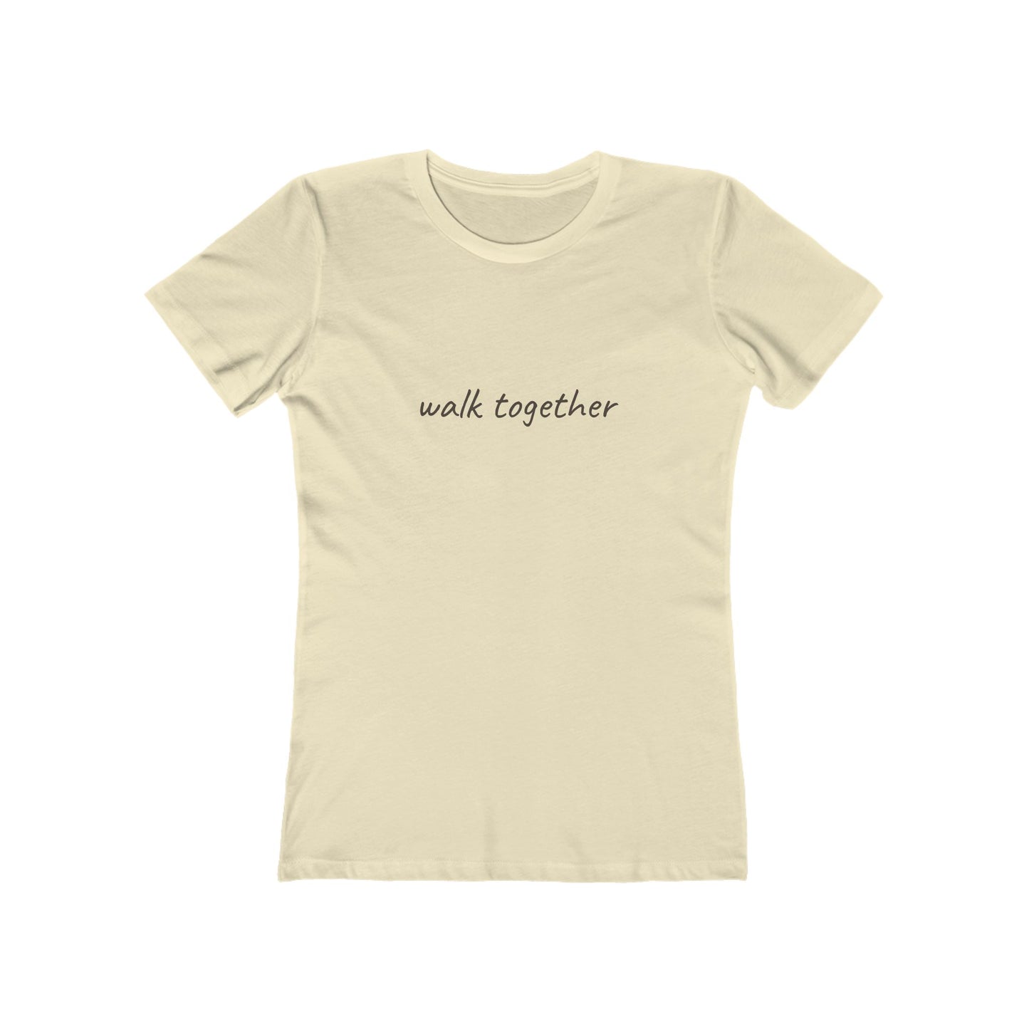 ✝️ Walk Together Tee — Women’s Relaxed Boyfriend Fit