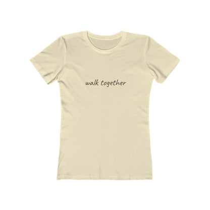 ✝️ Walk Together Tee — Women’s Relaxed Boyfriend Fit