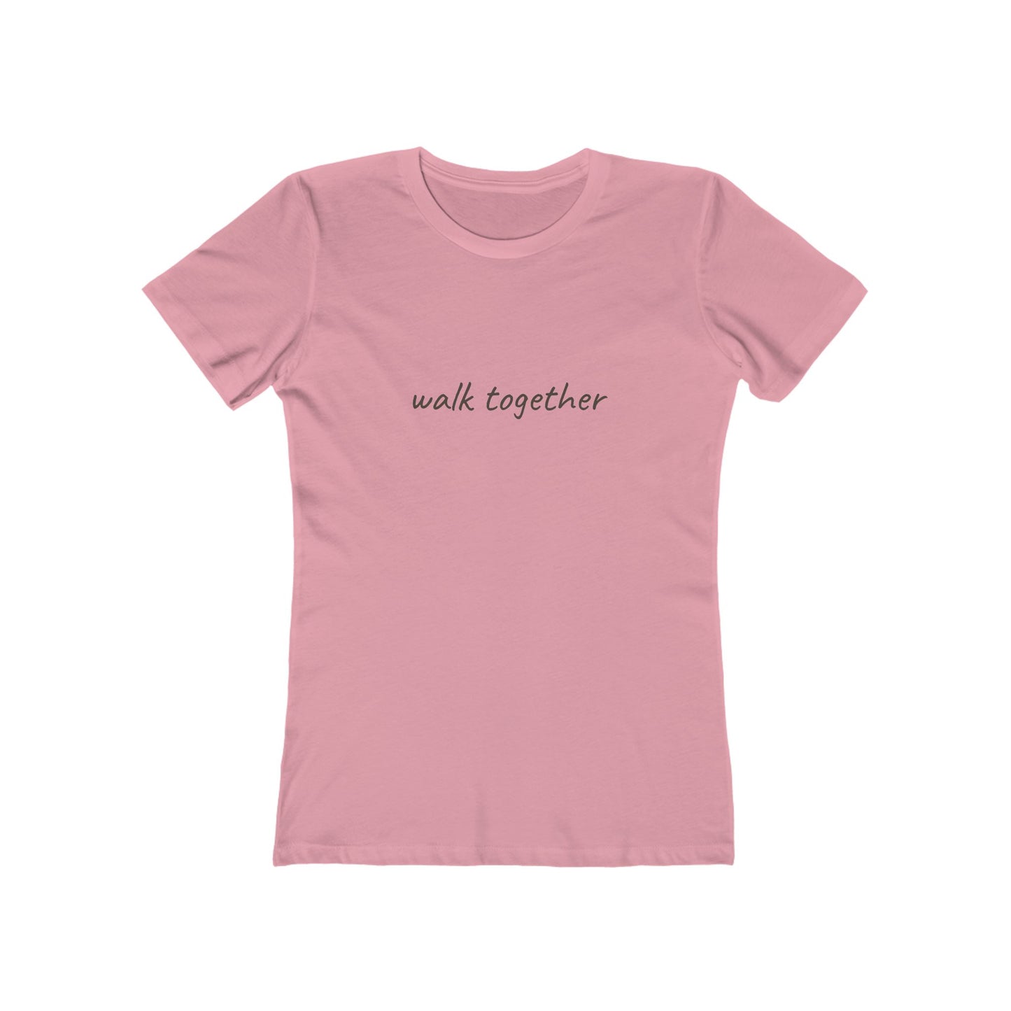 ✝️ Walk Together Tee — Women’s Relaxed Boyfriend Fit