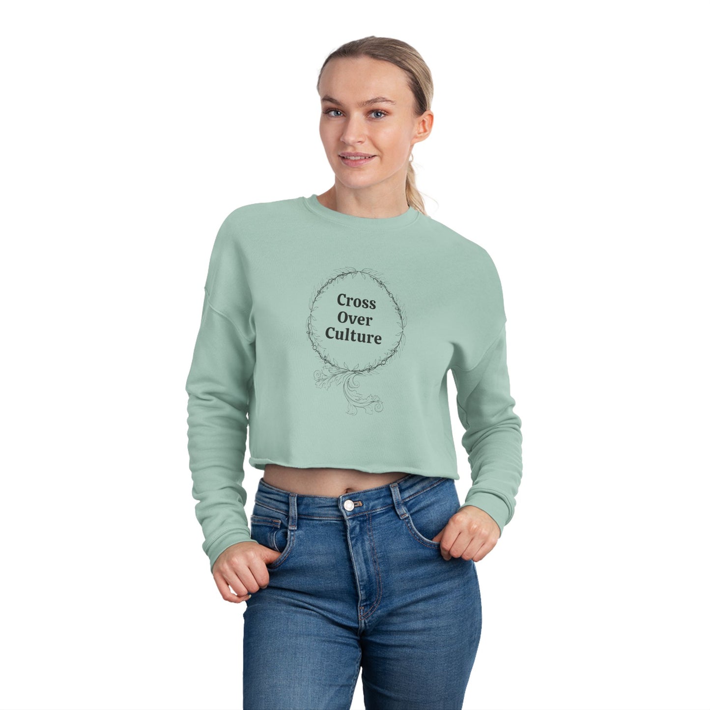 Cropped Sweatshirt - Faith Statement Fashion