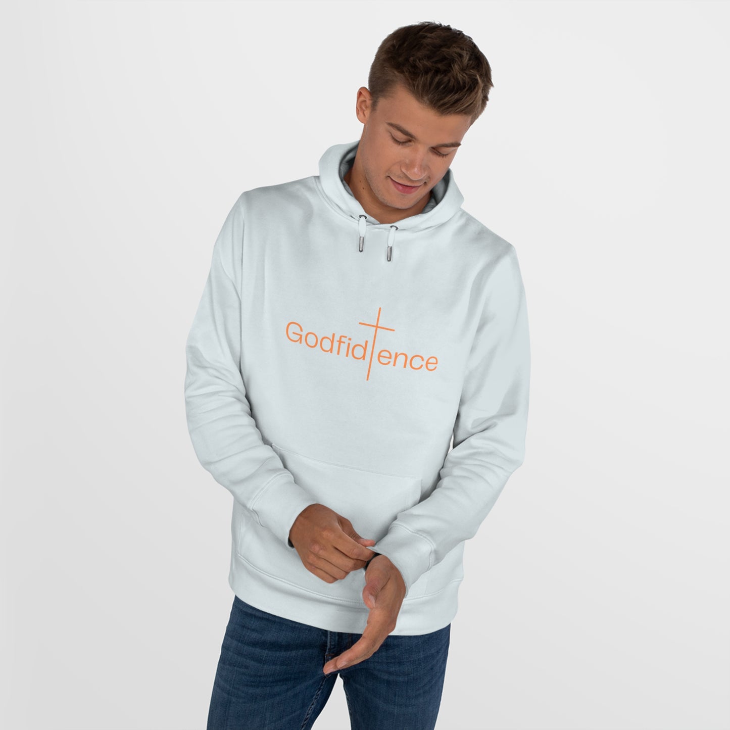Godfidence Hoodie — Faith-Inspired 'Godfidence' Spiritual Design