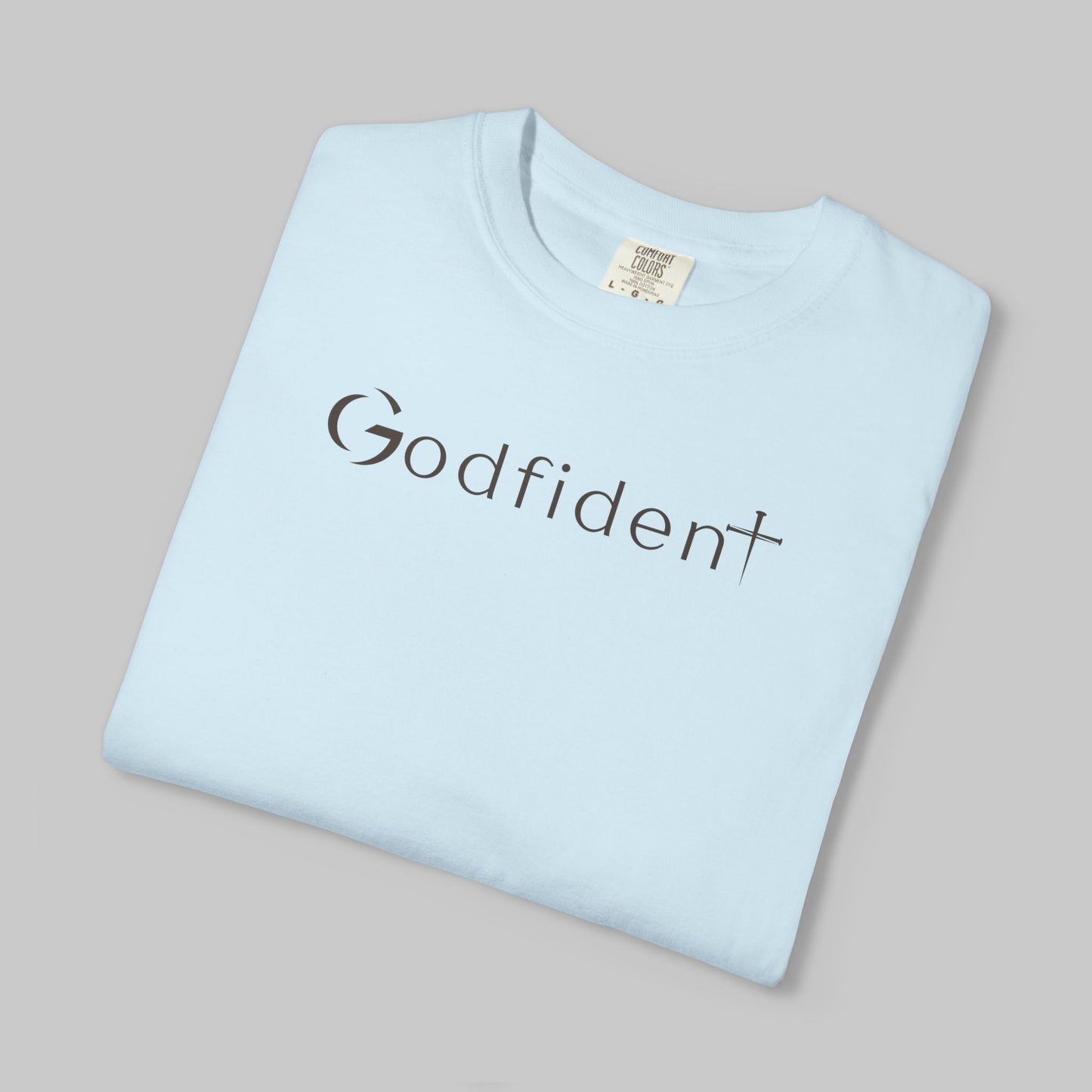 ✝️ Godfident T-Shirt — Minimal Christian Faith Tee