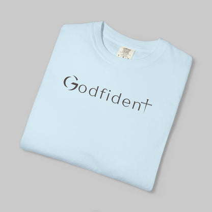 ✝️ Godfident T-Shirt — Minimal Christian Faith Tee