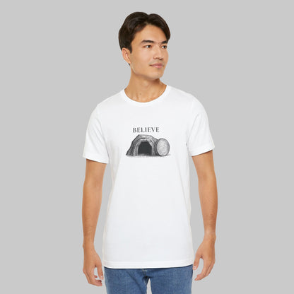 ✝️ Believer Resurrection Tee — Faith-Inspired “Believe” Graphic T-Shirt