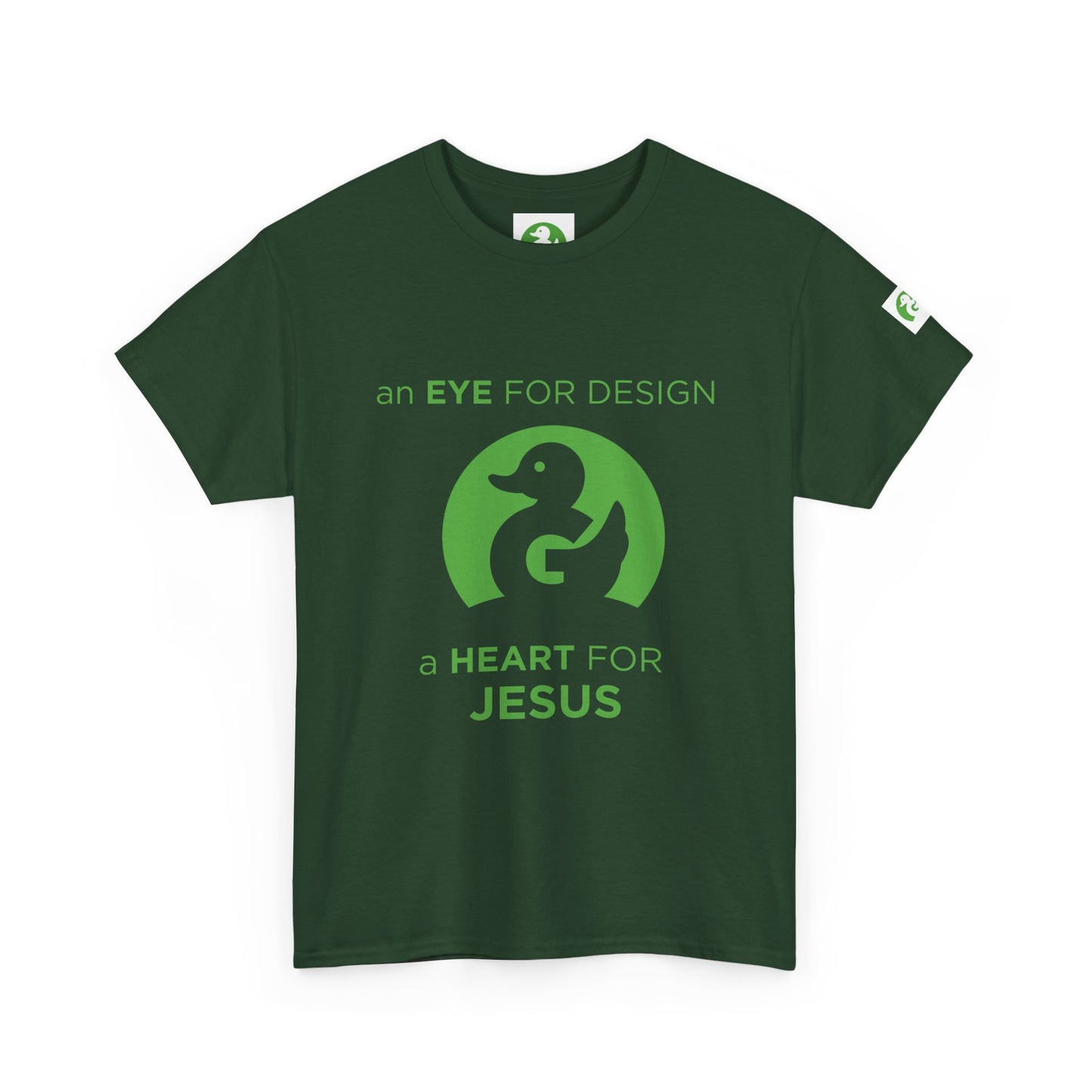 Camiseta Premium | Un ojo para el diseño, un corazón para Jesús