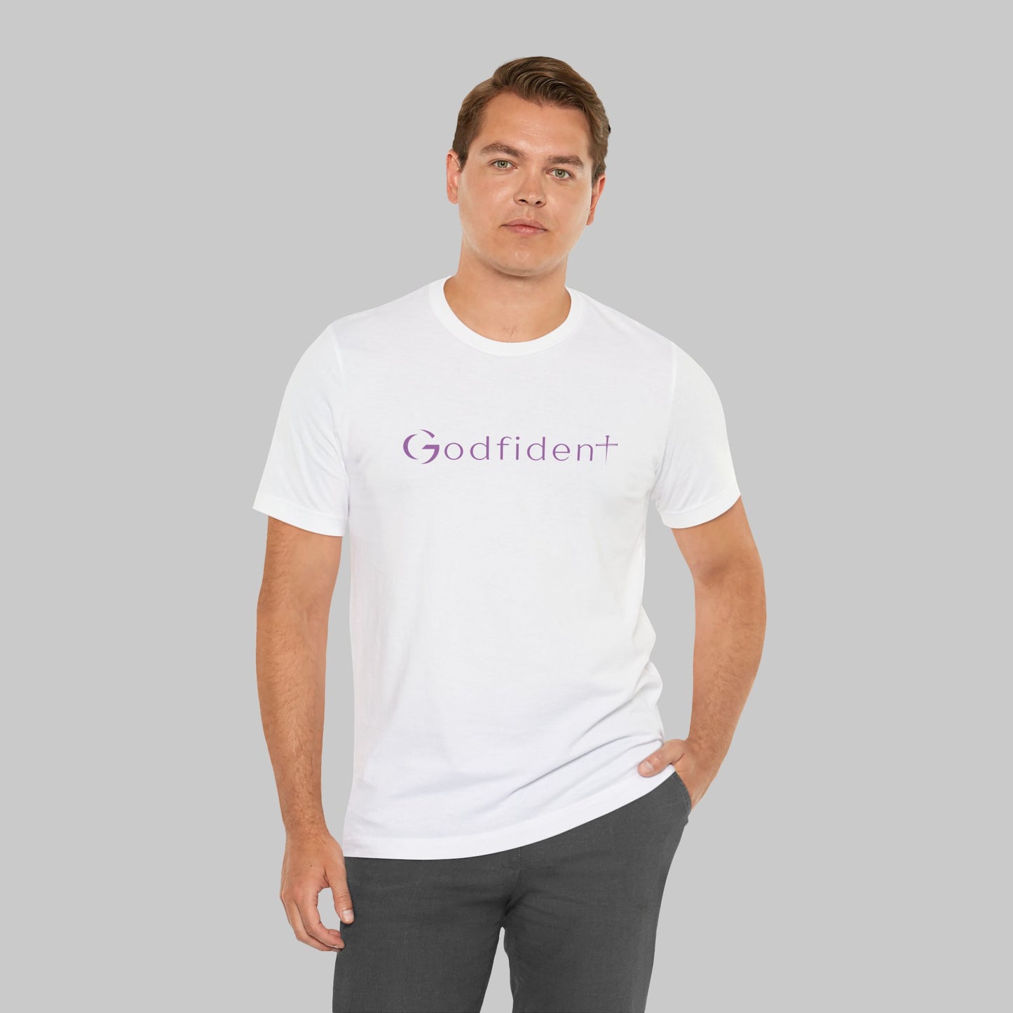 ✝️ Godfident Christian T-Shirt | Faith-Inspired Everyday Tee