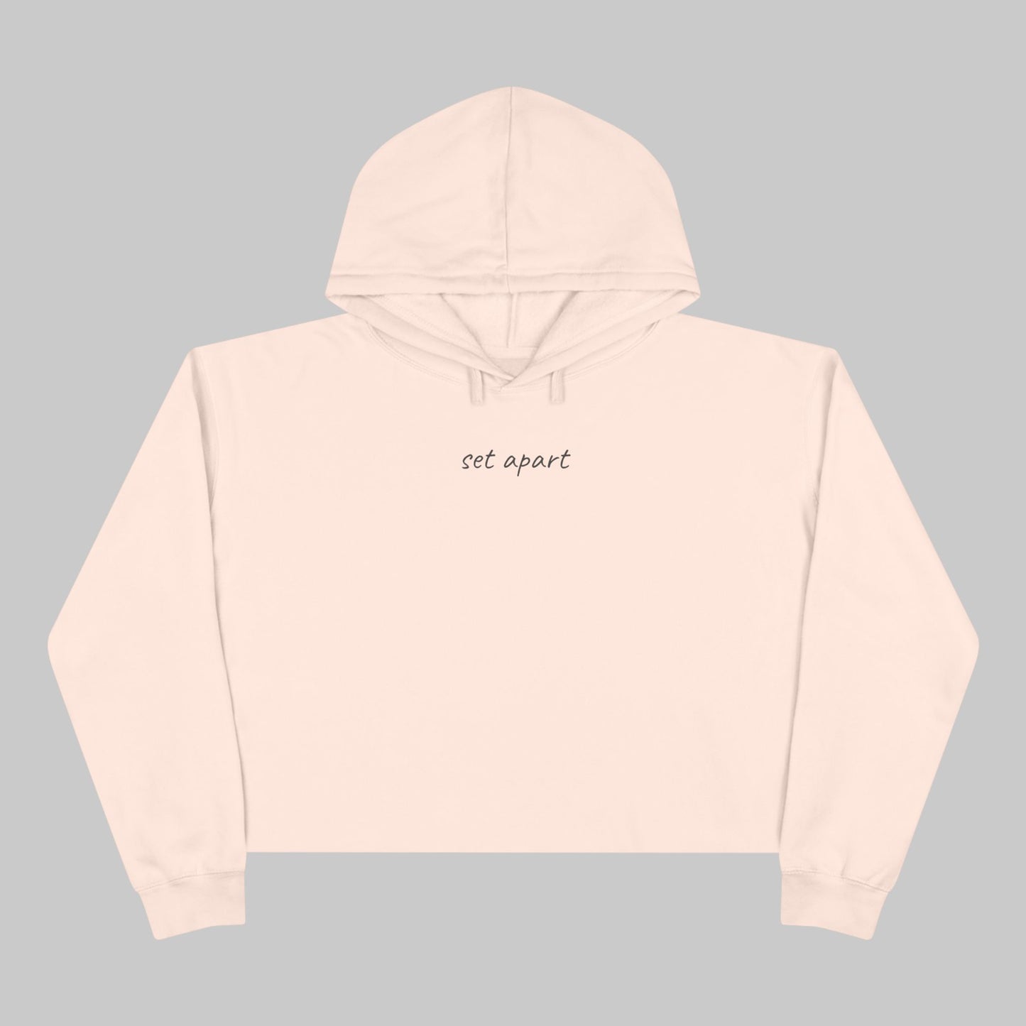 ✝️ Set Apart Cropped Hoodie