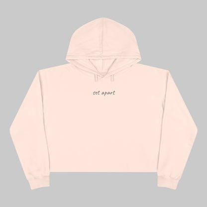 ✝️ Set Apart Cropped Hoodie