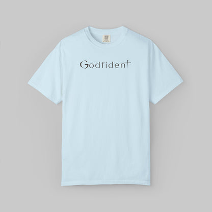 ✝️ Godfident T-Shirt — Minimal Christian Faith Tee