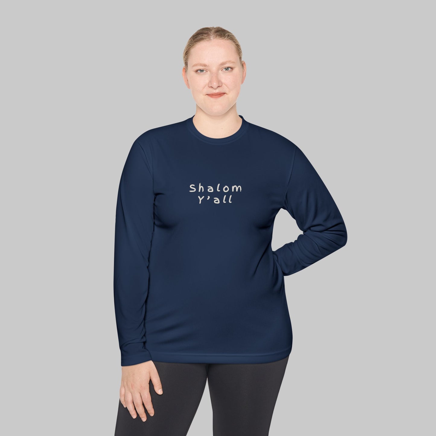 ✝️ Shalom Y’all Long Sleeve Shirt - athletic fit