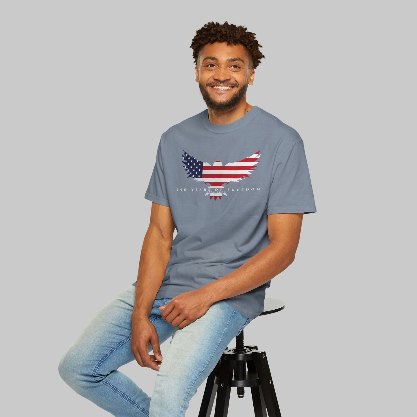 ✝️ 250 Years of Freedom — Patriotic Eagle Tee