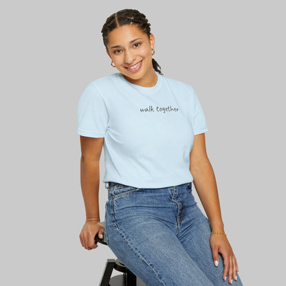 ✝️ Walk Together Tee — Minimalist Inspirational T-Shirt