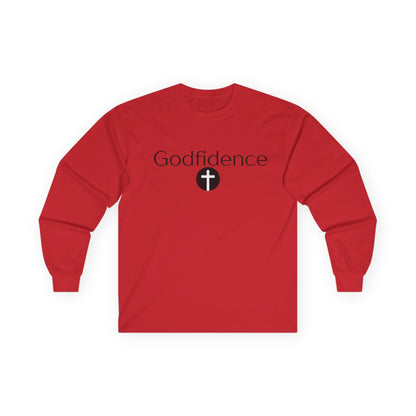 Godfidence Long Sleeve Tee | Faith-Forward Essential | Quality Guarantee