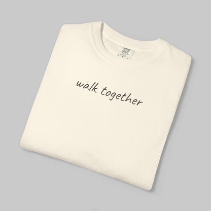 ✝️ Walk Together Tee — Minimalist Inspirational T-Shirt