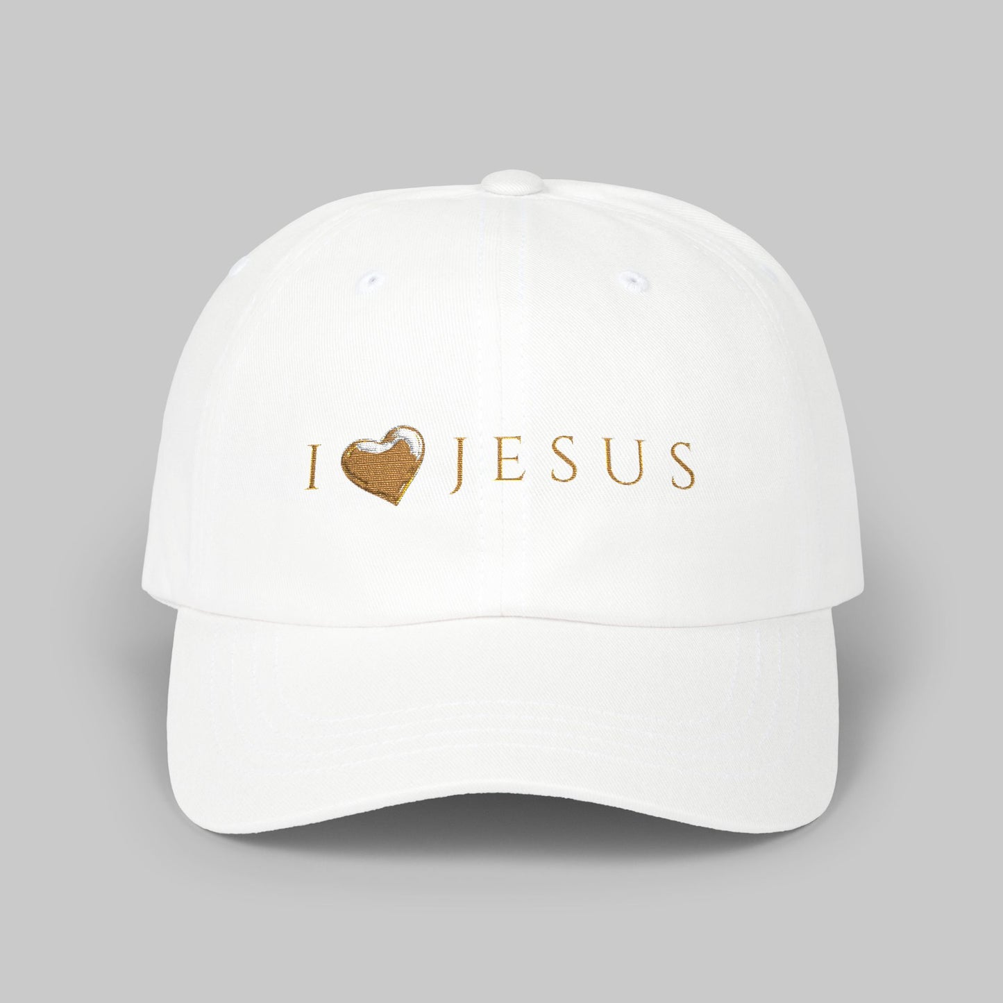 ✝️ I Love Jesus Hat – Embroidered Faith Cap