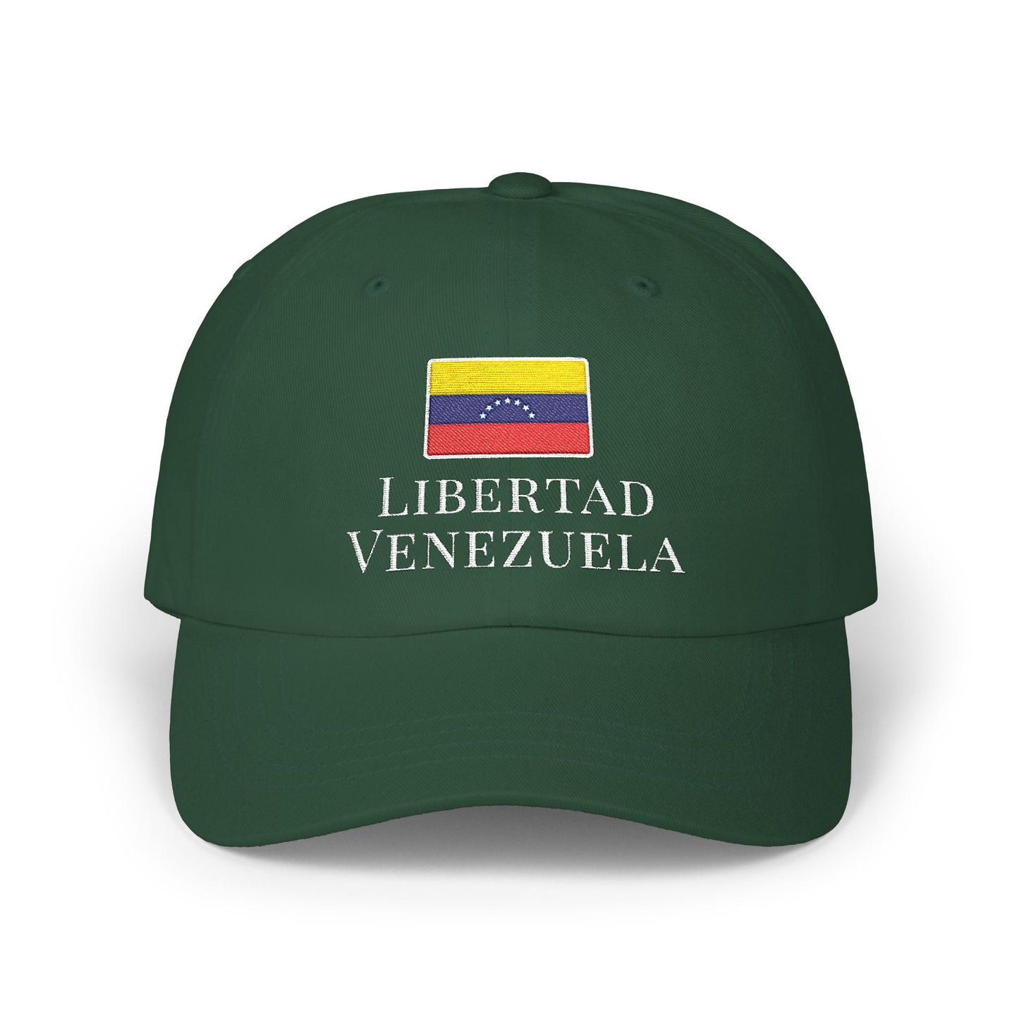 Libertad Venezuela Hat,  Embroidered Flag,  Multiple Color Options