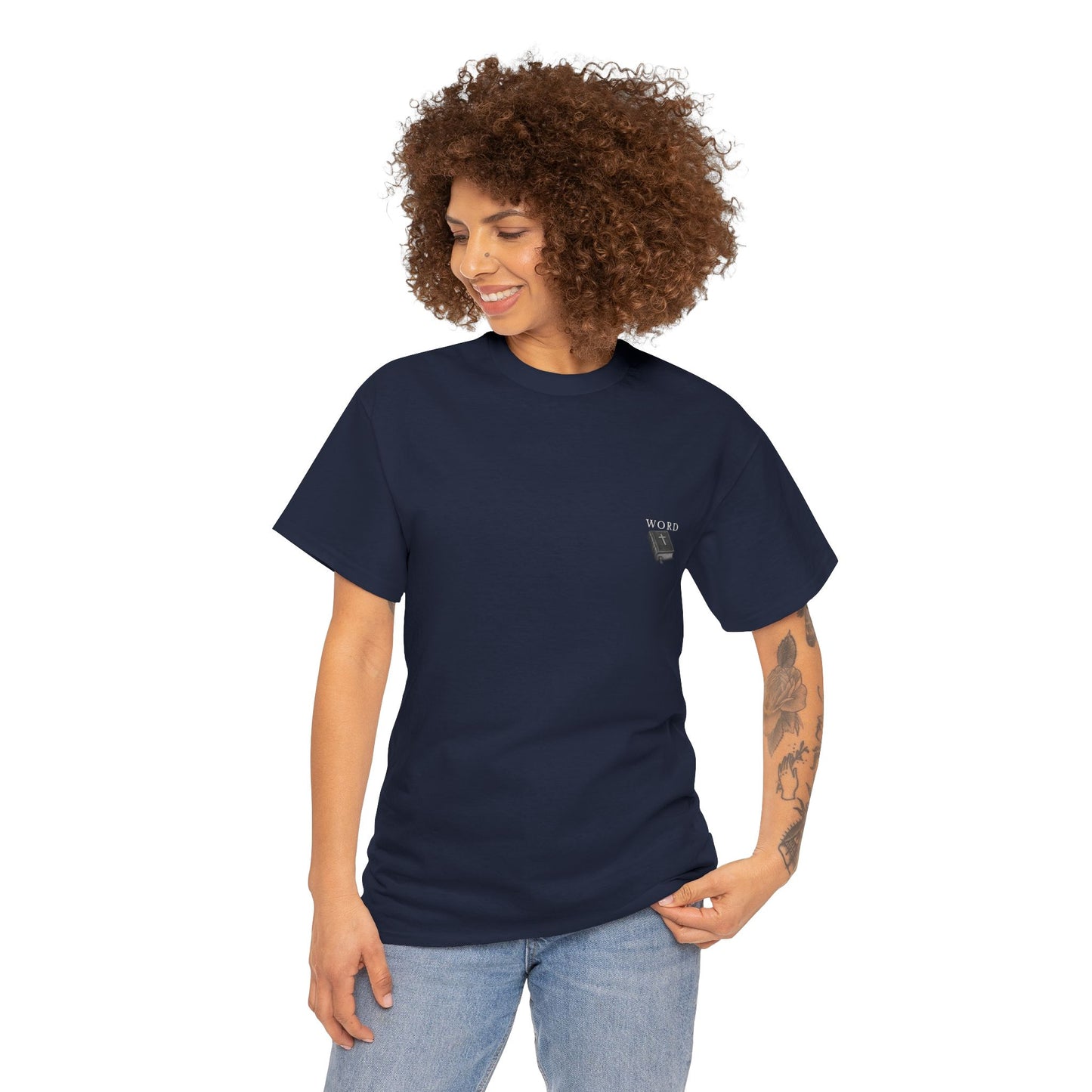 ✝️ WORD T-Shirt – Minimal Faith Tee