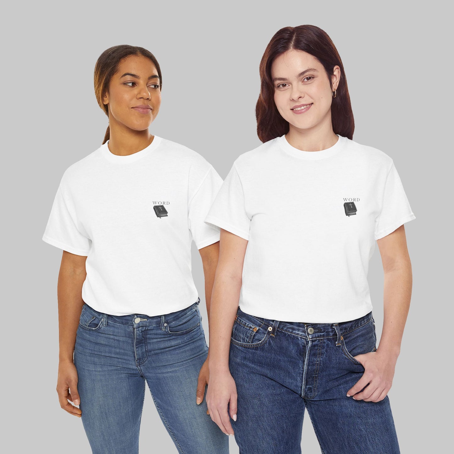 ✝️ WORD T-Shirt – Minimal Faith Tee