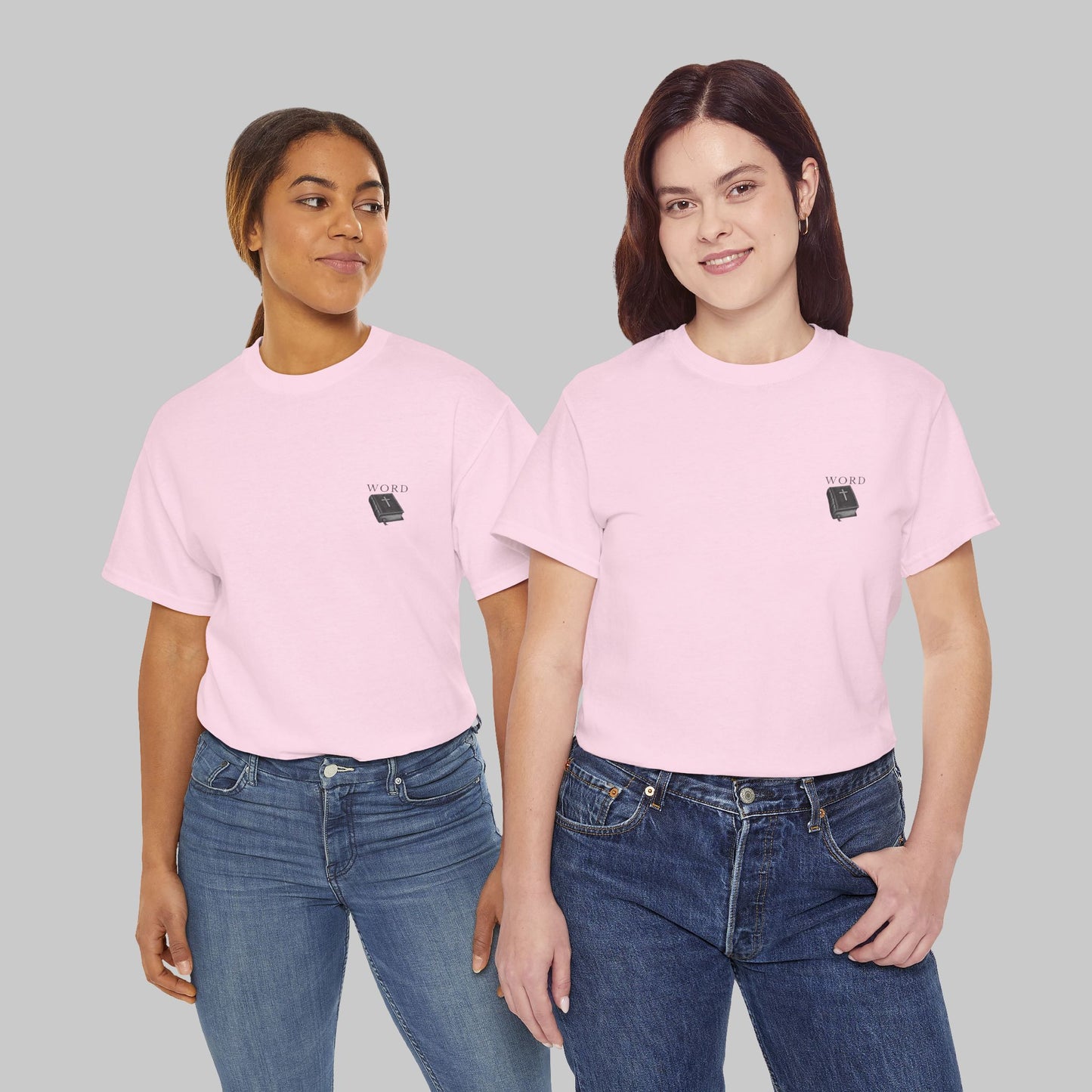 ✝️ WORD T-Shirt – Minimal Faith Tee