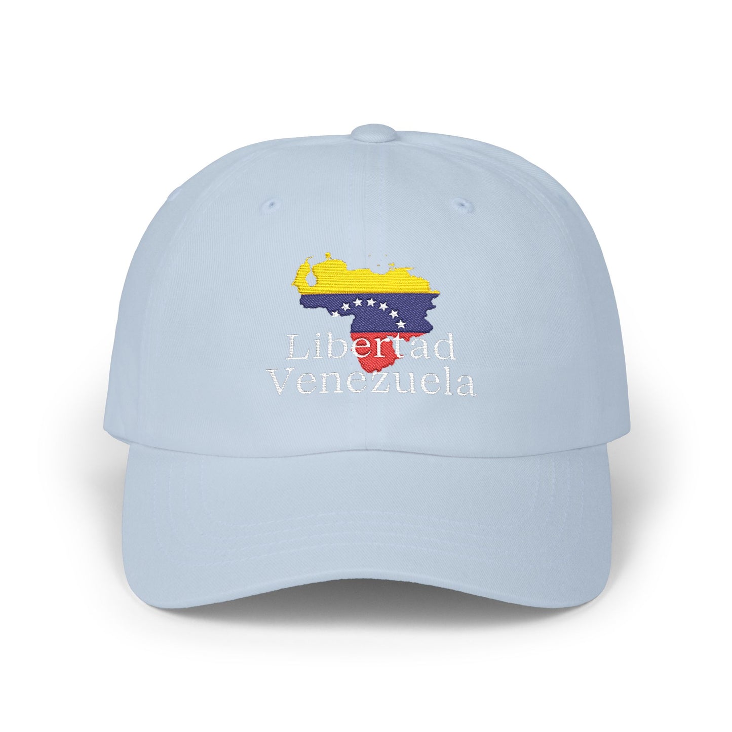 Libertad Venezuela Hat, Embroidered Map and Flag,  Freedom-Inspired Colors