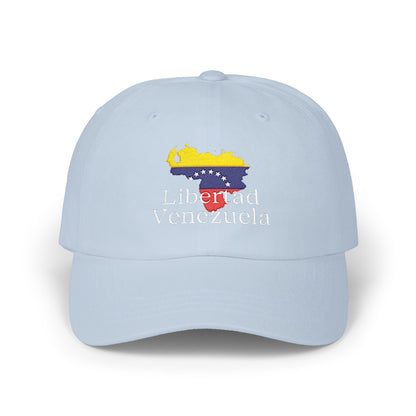 Libertad Venezuela Hat, Embroidered Map and Flag,  Freedom-Inspired Colors