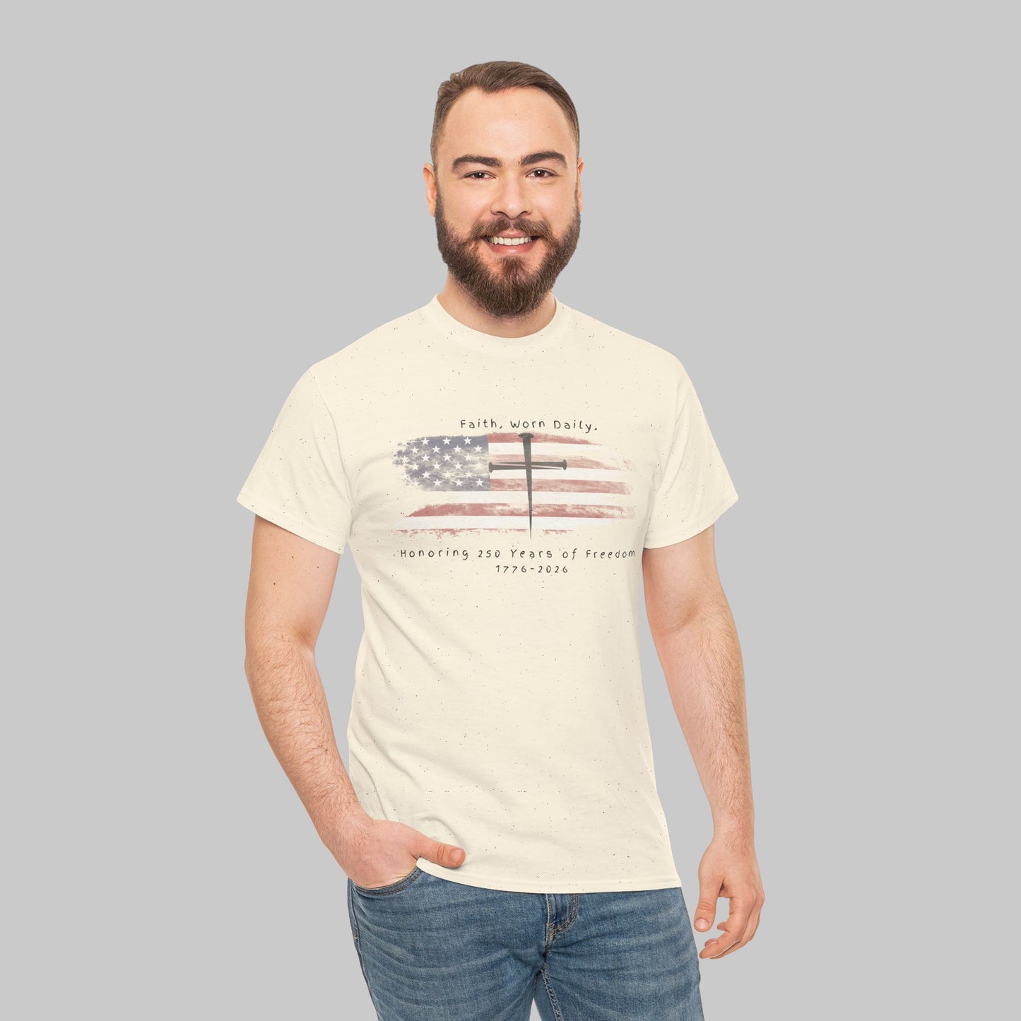 ✝️ 250 Years of Freedom — Heritage Edition T-Shirt (1776–2026)