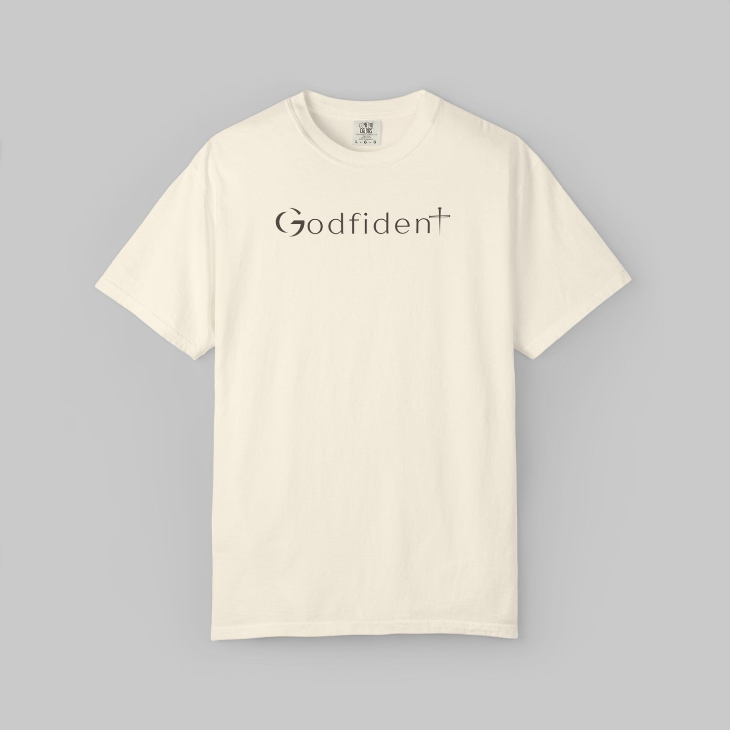 ✝️ Godfident T-Shirt — Minimal Christian Faith Tee