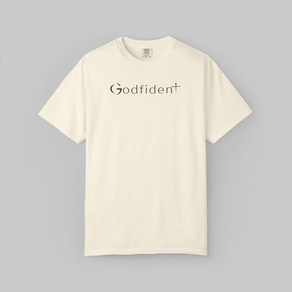 ✝️ Godfident T-Shirt — Minimal Christian Faith Tee