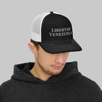 ✝️ Libertad Venezuela Trucker Cap — Structured Mesh Snapback