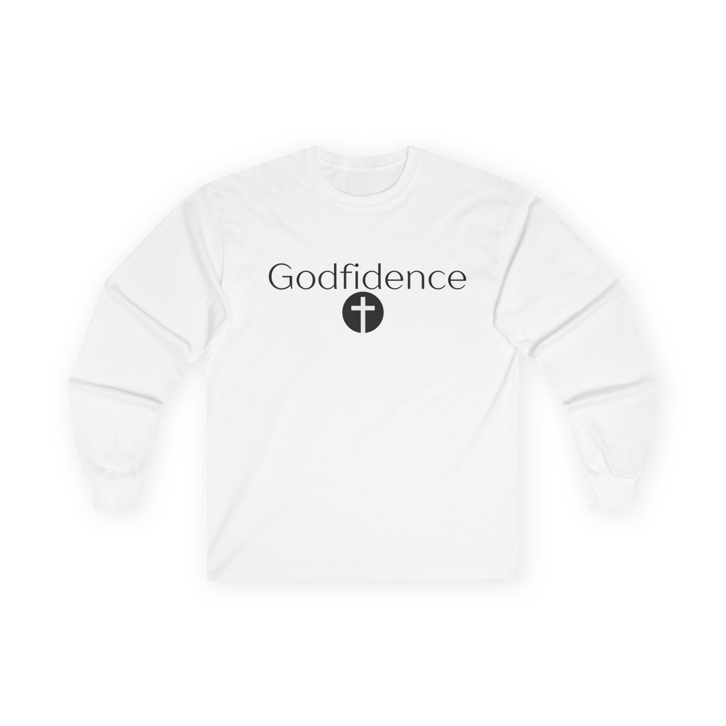 Godfidence Long Sleeve Tee | Faith-Forward Essential | Quality Guarantee