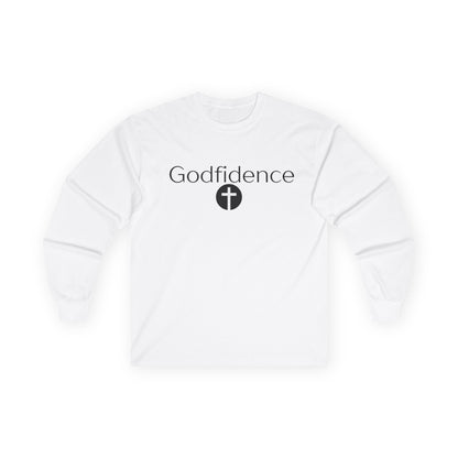 Godfidence Long Sleeve Tee | Faith-Forward Essential | Quality Guarantee