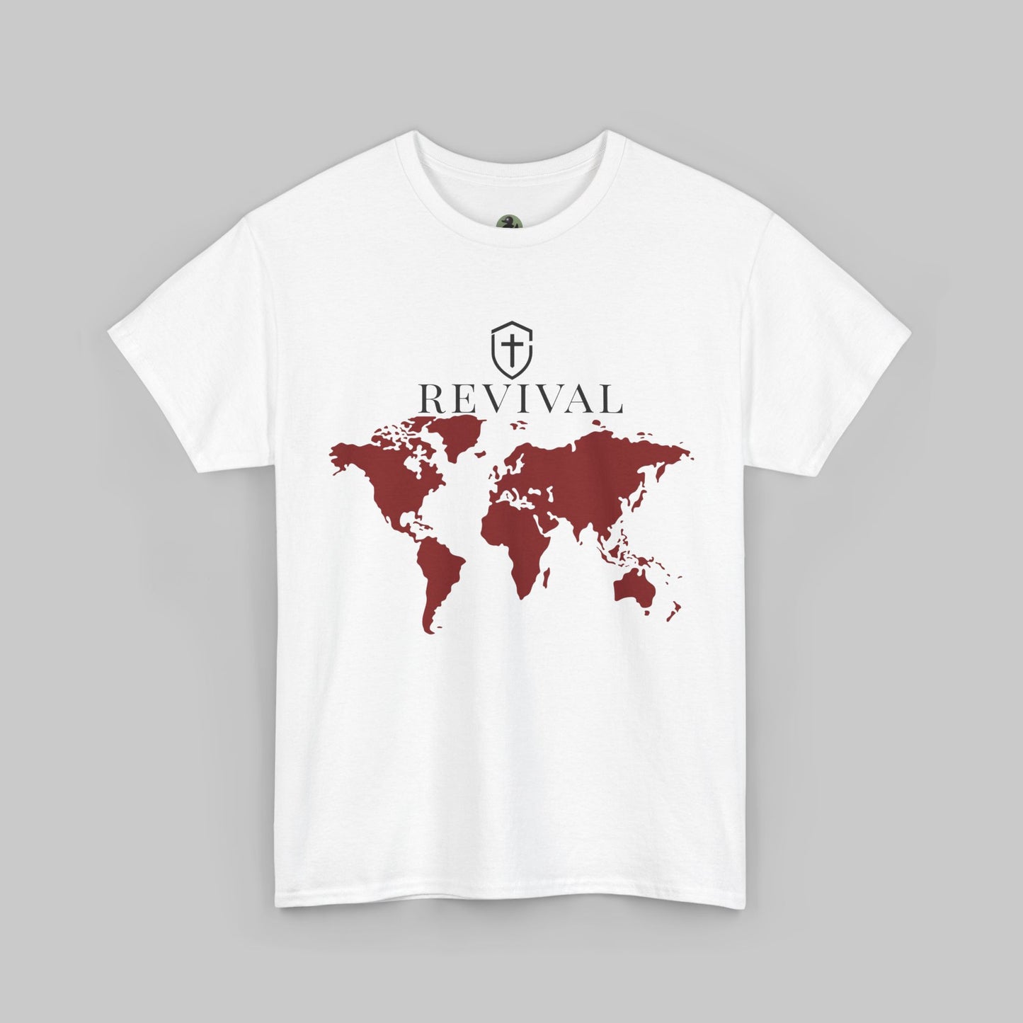 ✝️ REVIVAL World Map Tee — Faith in Motion T-Shirt